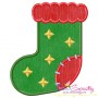 Christmas Stocking-2 Applique Design Pattern-1