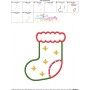 Christmas Stocking-2 Applique Design Pattern-3