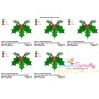 Christmas Holly Leaves-3 Embroidery Design Pattern-2