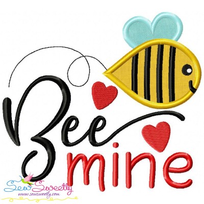 Bee Mine-3 Applique Design Pattern-1