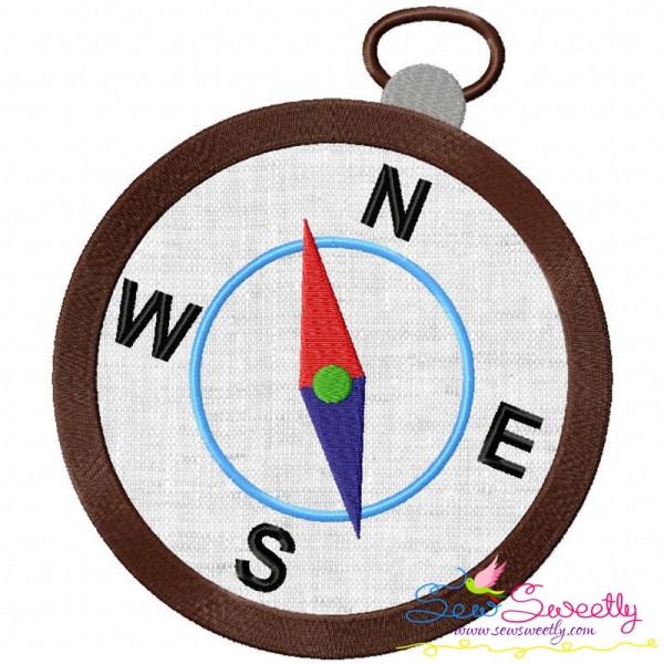 Pocket Compass Applique Design Pattern-1