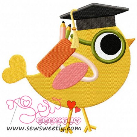 Student Bird Embroidery Design- 1