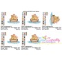 Love Boat Animal- Bears Applique Design Pattern-2