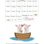 Love Boat Animal- Bunnies Embroidery Design Pattern-3