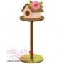 Bird House-2 Embroidery Design Pattern-2