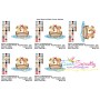 Love Boat Animal- Puppies Applique Design Pattern-2