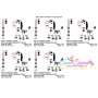 Cute Zebra Applique Design Pattern-2