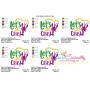 Let's Get Cray Embroidery Design Pattern-2