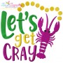 Let's Get Cray Embroidery Design Pattern-1