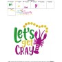 Let's Get Cray Embroidery Design Pattern-3