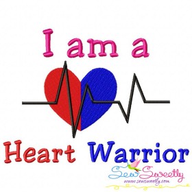 Free HLHS Awareness Exclusive Embroidery Design Pattern-1