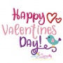 Happy Valentine's Day Embroidery Design Pattern-1