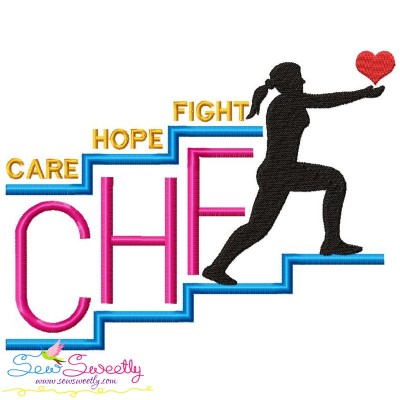 Free CHF Awareness Exclusive Embroidery Design- 1
