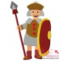 Gladiator-1 Embroidery Design Pattern-1