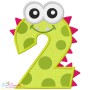 Monster Numbers Applique Design Bundle-4