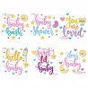 Baby Shower Lettering Embroidery Design Bundle- 1