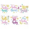 Baby Shower Lettering Embroidery Design Bundle- 1