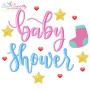 Baby Shower Lettering Embroidery Design Bundle-3