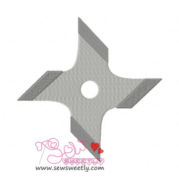 Shuriken-1 Embroidery Design Pattern-1