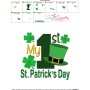 My 1st St. Patrick's Day Lettering Embroidery Design Pattern-3