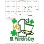 My 1st St. Patrick's Day Lettering Applique Design Pattern-3