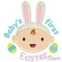 Baby's First Easter Lettering Applique Design Pattern-1