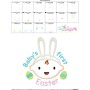 Baby's First Easter Lettering Applique Design Pattern-3