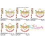 Baby's First Cinco de Mayo Lettering Applique Design Pattern-2
