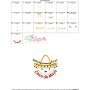 Baby's First Cinco de Mayo Lettering Applique Design Pattern-3