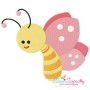 Pink Butterfly Embroidery Design Pattern-1