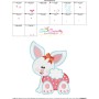 Baby Bunny Girl-1 Embroidery Design Pattern-3