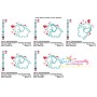 Valentine Elephant Applique Design Pattern-2