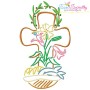 Satin Stitch Cross-10 Embroidery Design Pattern-1
