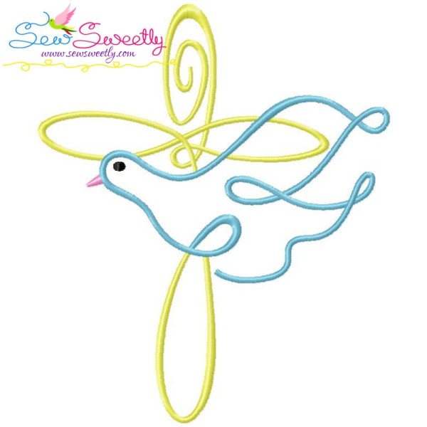 Satin Stitch Cross-7 Embroidery Design Pattern-1