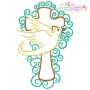 Satin Stitch Cross-3 Embroidery Design Pattern-1