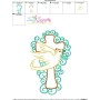 Satin Stitch Cross-3 Embroidery Design Pattern-3