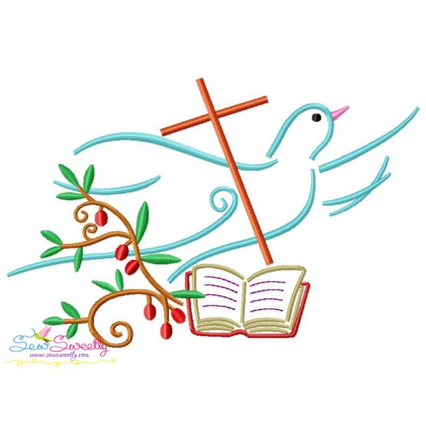 Satin Stitch Cross-1 Embroidery Design Pattern-1