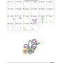 Mardi Gras Floral Fleur De Lis Applique Design Pattern-3