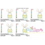 Easter Bunny With Egg-4 Applique Design Pattern-2