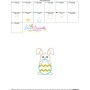 Easter Bunny With Egg-4 Applique Design Pattern-3