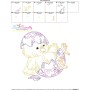 Colorwork Easter Chick Egg Embroidery Design Pattern-3