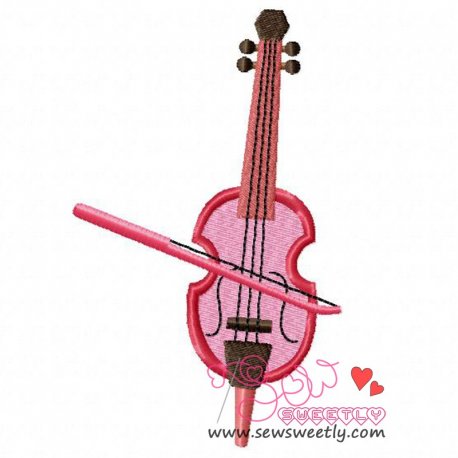 Music Instrument-7 Embroidery Design Pattern-1