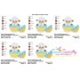 Baby Easter Sheep-5 Embroidery Design Pattern-2