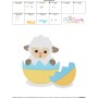 Baby Easter Sheep-5 Embroidery Design Pattern-3