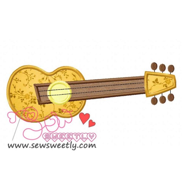 Music Instrument-4 Applique Design Pattern-1