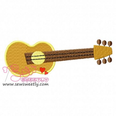 Music Instrument-4 Embroidery Design Pattern-1