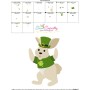 St. Patrick's Day Lucky Rabbit Embroidery Design Pattern-3