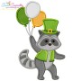 St. Patrick's Day Lucky Animals Embroidery/Applique Design Bundle-2