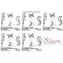 Himalayan Cat Applique Design Pattern-2