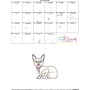 Sphynx Cat Applique Design Pattern-3